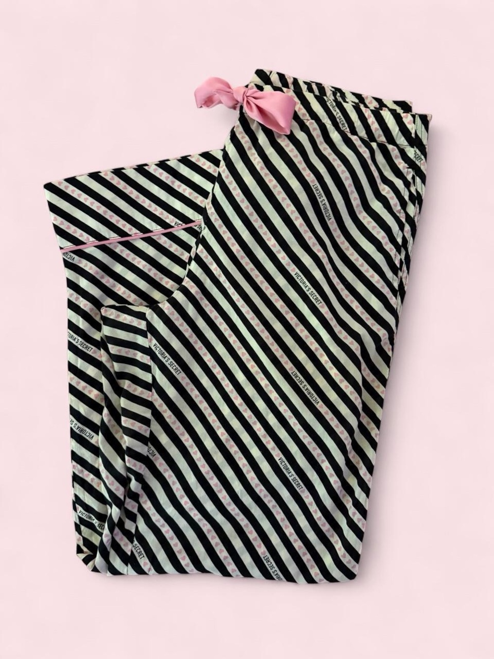 Zebra Black & White Striped Pajama Victoria secret